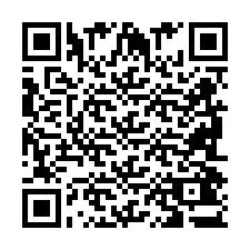 Código QR para número de telefone +2698043363