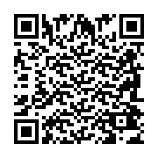 QR-koodi puhelinnumerolle +2698043460