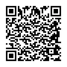 Kode QR untuk nomor Telepon +2698043513