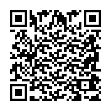 QR Code pour le numéro de téléphone +2698043515