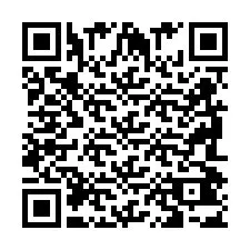 Codice QR per il numero di telefono +2698043520