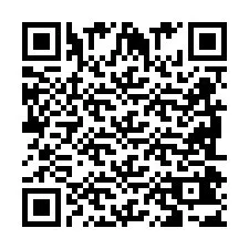 Código QR para número de teléfono +2698043546