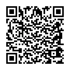 QR kód a telefonszámhoz +2698043588