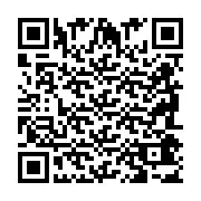 QR Code สำหรับหมายเลขโทรศัพท์ +2698043590