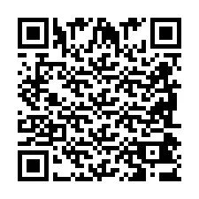 QR Code สำหรับหมายเลขโทรศัพท์ +2698043606