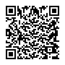 QR код за телефонен номер +2698043631