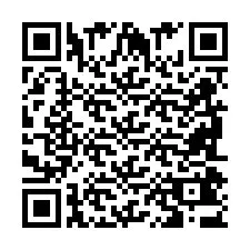 QR-код для номера телефона +2698043647