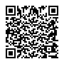 QR код за телефонен номер +2698043708