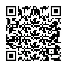 QR код за телефонен номер +2698043709