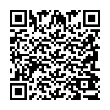 QR-код для номера телефона +2698043734