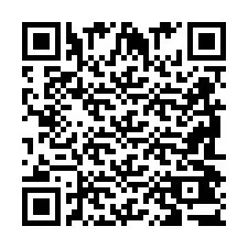 Código QR para número de telefone +2698043735