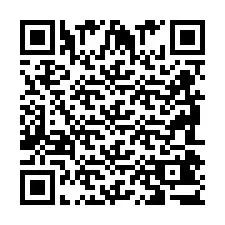 Codice QR per il numero di telefono +2698043740