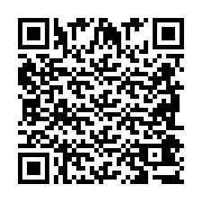 QR-code voor telefoonnummer +2698043796