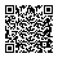 QR-code voor telefoonnummer +2698043819