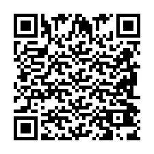 QR Code pour le numéro de téléphone +2698043836