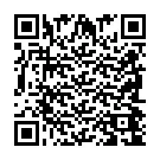 Código QR para número de teléfono +2698044128