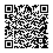 QR-code voor telefoonnummer +2698044219