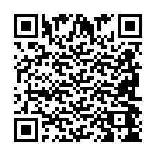 Código QR para número de teléfono +2698044237