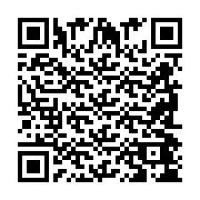 Codice QR per il numero di telefono +2698044239