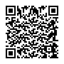 Codice QR per il numero di telefono +2698044241