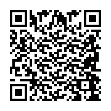 Codice QR per il numero di telefono +2698044277