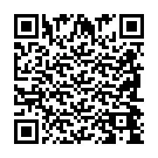 Código QR para número de telefone +2698044428