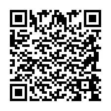 QR-code voor telefoonnummer +2698044441