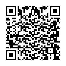 Codice QR per il numero di telefono +2698044456