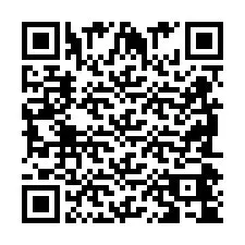 Codice QR per il numero di telefono +2698044508