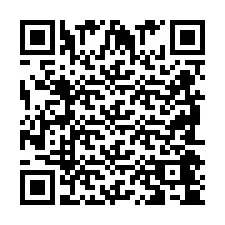 QR Code pour le numéro de téléphone +2698044598