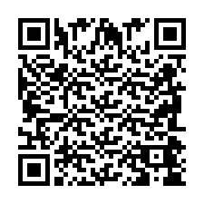 QR-code voor telefoonnummer +2698044614