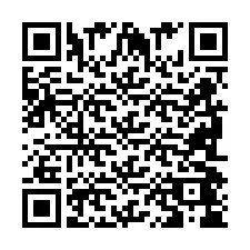 Código QR para número de teléfono +2698044633