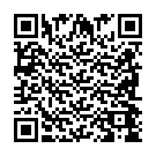 QR-code voor telefoonnummer +2698044636