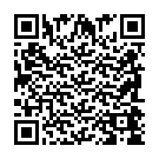 Código QR para número de telefone +2698044641