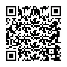 QR-code voor telefoonnummer +2698044701