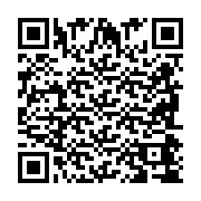 QR Code pour le numéro de téléphone +2698044706