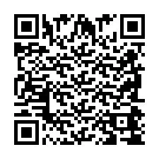 QR-code voor telefoonnummer +2698044708