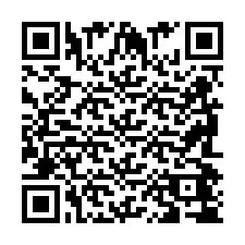 Código QR para número de teléfono +2698044721