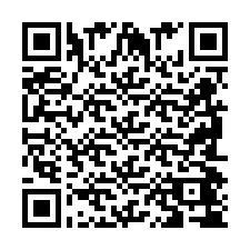 Codice QR per il numero di telefono +2698044728