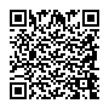 Código QR para número de teléfono +2698044858
