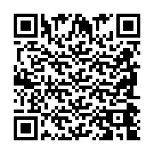 Codice QR per il numero di telefono +2698044908