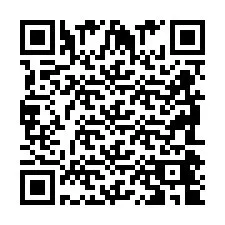 QR-code voor telefoonnummer +2698044910