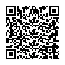 QR-code voor telefoonnummer +2698044980