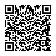 Codice QR per il numero di telefono +2698045102