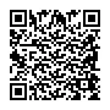 Codice QR per il numero di telefono +2698045456