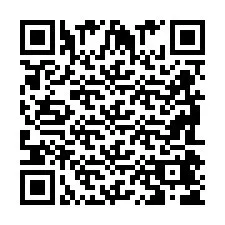 Codice QR per il numero di telefono +2698045645