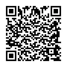 Codice QR per il numero di telefono +2698045718