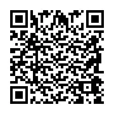 Código QR para número de telefone +2698045891