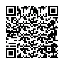 Codice QR per il numero di telefono +2698046286