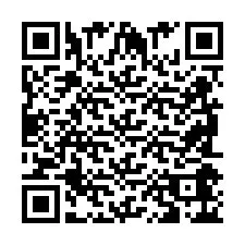 Código QR para número de teléfono +2698046289